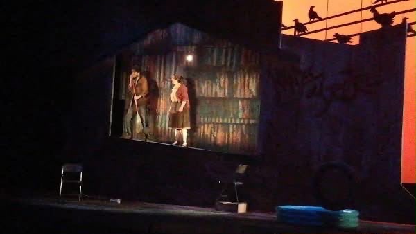 Escena de la producción Hansel y Gretel